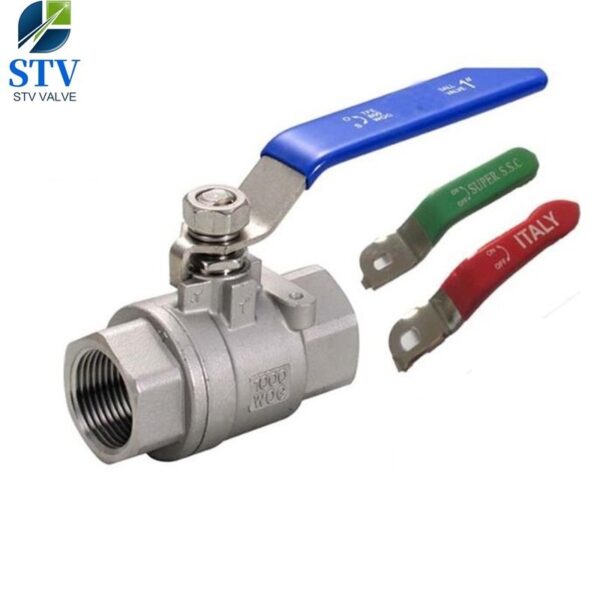 2 Piece Full Port Ball Valve,CF8 Body,1000WOG,NPT End - Image 2
