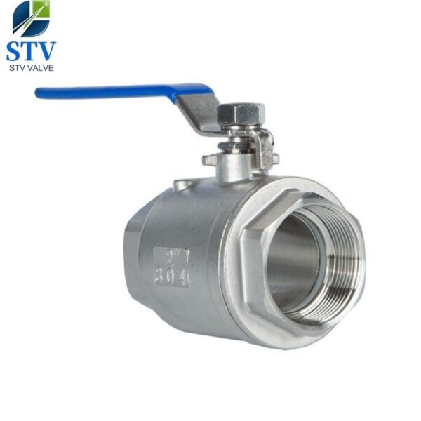2 Piece Full Port Ball Valve,CF8 Body,1000WOG,NPT End
