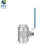 3 Way Ball Valve,T Port,CF8M Body,NPT End - Image 2
