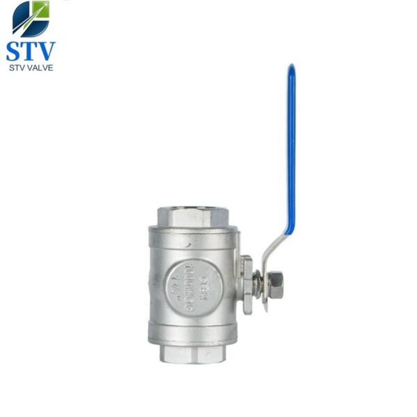 3 Way Ball Valve,T Port,CF8M Body,NPT End - Image 2