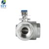 3 Way Ball Valve,T Port,CF8M Body,NPT End - Image 4
