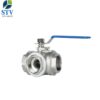 3 Way Ball Valve,T Port,CF8M Body,NPT End - Image 3