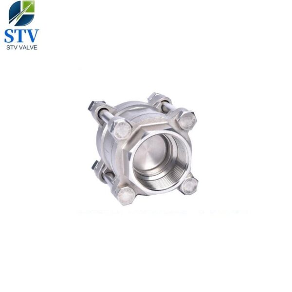 ⁦3 Piece Stainless Steel Disc Check Valve⁩ - الصورة ⁦4⁩