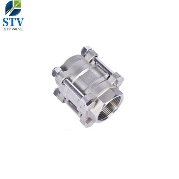 ⁦3 Piece Stainless Steel Disc Check Valve⁩ - الصورة ⁦5⁩
