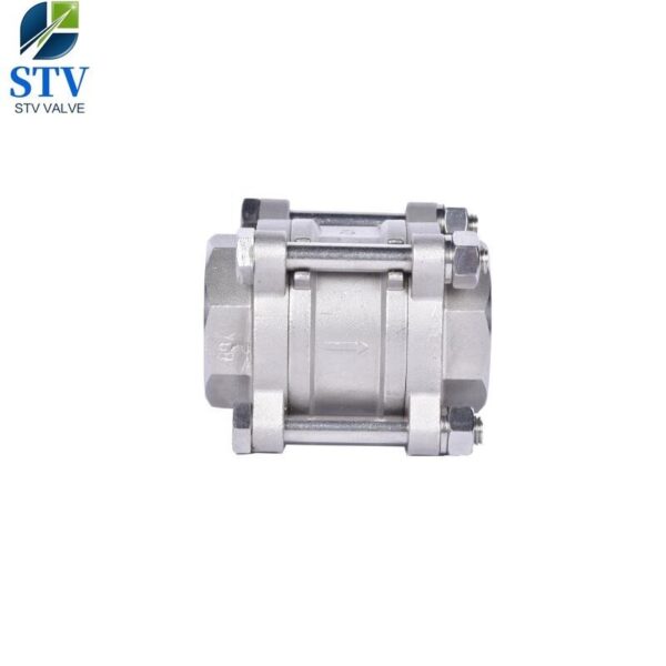 ⁦3 Piece Stainless Steel Disc Check Valve⁩ - الصورة ⁦2⁩