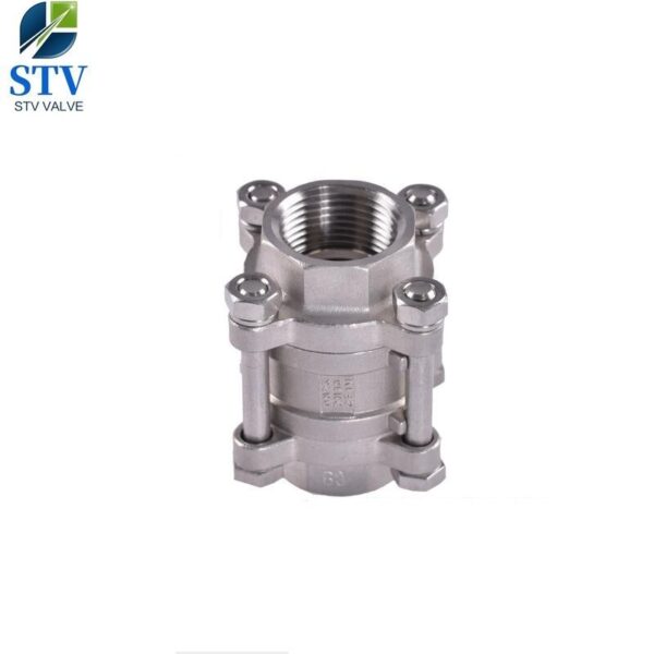 3 Piece Stainless Steel Disc Check Valve