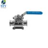 3 Piece Stainless Steel Sanitary Ball Valve