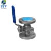 DIN Flange Ball Valve,PN16,CF8M,With ISO5211 Direct Mounting Pad - Image 2