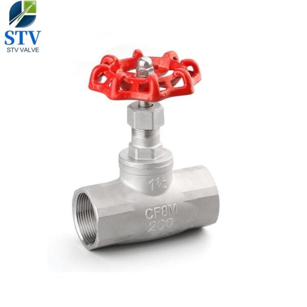 Screwed Stainless Steel Globe Valve - imagine 4