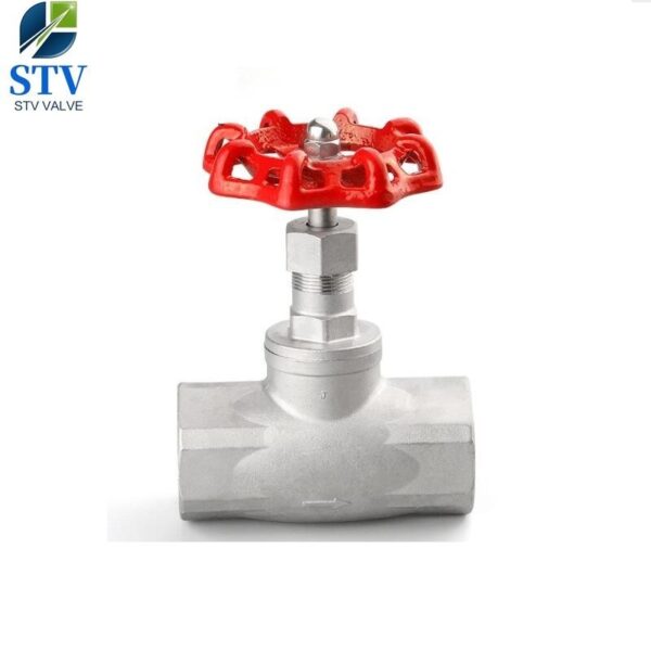 Screwed Stainless Steel Globe Valve - imagine 5