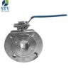 316 Thin Wafer Ball Valve With ISO Direct Mounting Pad,PN16,Flange End - Image 3