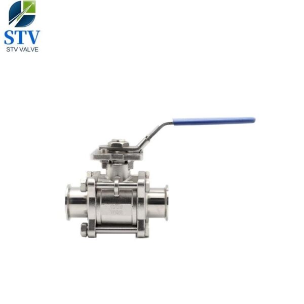3PC Sanitary Stainless Steel Ball Valve,CF3M Body,Clamped End – Bild 3