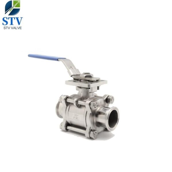 3PC Sanitary Stainless Steel Ball Valve,CF3M Body,Clamped End – Bild 4