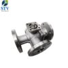 ANSI 150LB 3 Way Ball Valve,Flange End ,T Port,With ISO Direct Mounting Pad - Image 2
