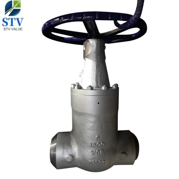 API 600 1500LB Pressure Seal Gate Valve,WCB Body.6 Inch,BW End