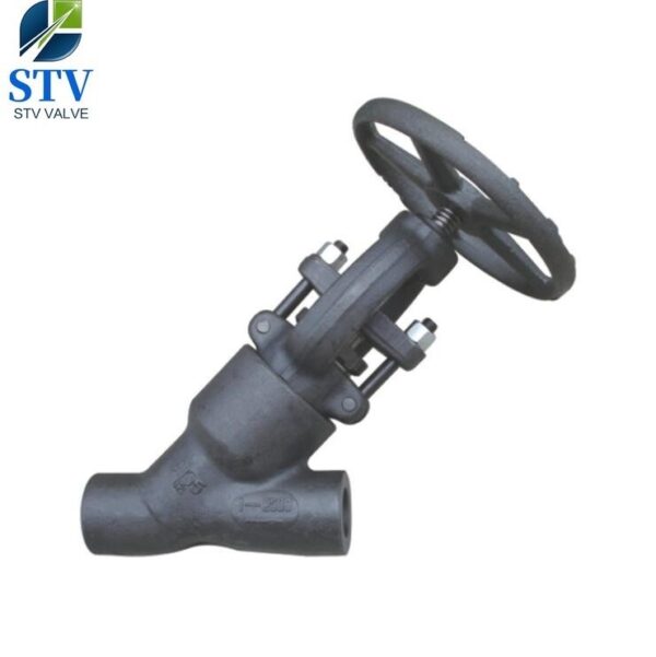 API 602 Y-Pattern Globe Valve, A105N, 1 Inch, 2500 LB, SW End