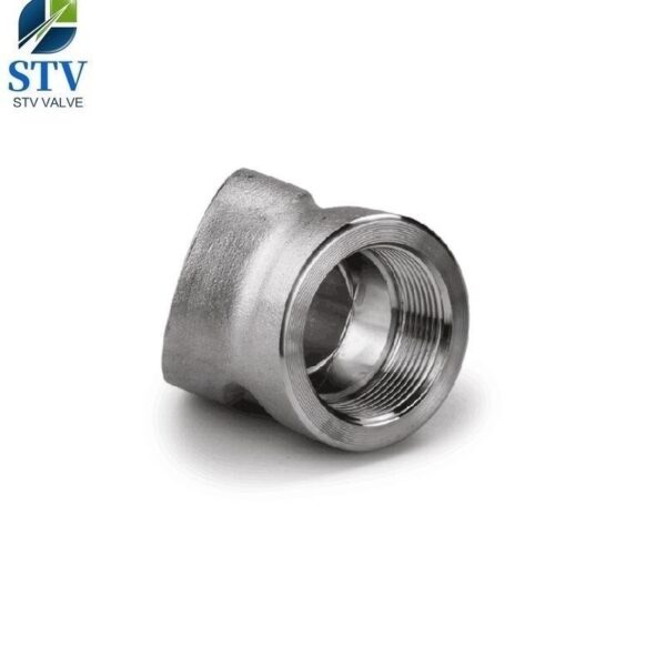 Elbow 45° NPT 3000LB Stainless Steel 316L - immagine 3