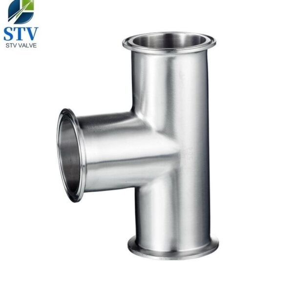 Sanitary Stainless Steel Clamp End Equal Tee