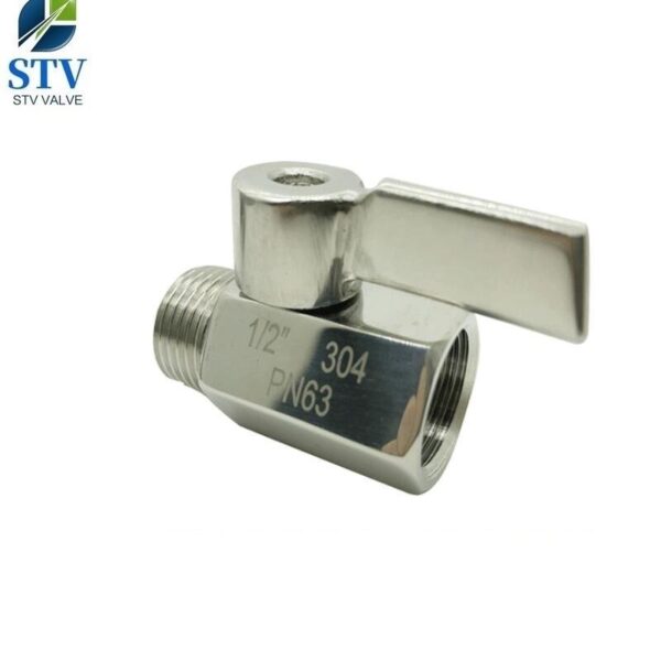Stainless Steel Mini Ball Valve With SS Handle - Image 2