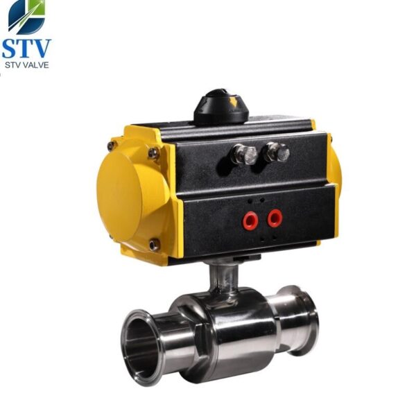 Pneumatic Sanitary 316 Ball Valve,Tri Clamp End – Image 3