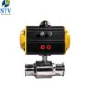 Pneumatic Sanitary 316 Ball Valve,Tri Clamp End