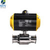 Pneumatic Sanitary 316 Ball Valve,Tri Clamp End - Image 2
