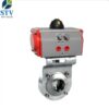 Sanitary Butterfly Valve with Pneumatic Operated Actuator,Butt-weld Ends - Image 2