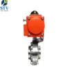 Sanitary Butterfly Valve with Pneumatic Operated Actuator,Butt-weld Ends - Image 3
