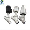 Pneumatic Angle Seat Valve,CF8M,Bspt End