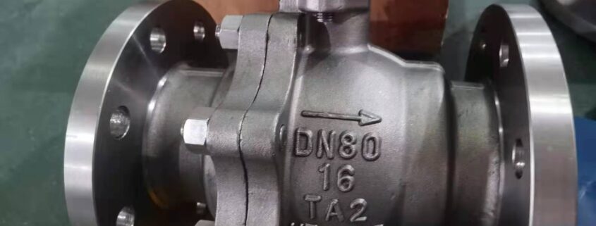 titanium ball valve munufacture