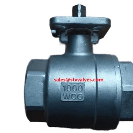 China ISO5211 Mounting Pad Ball Valve