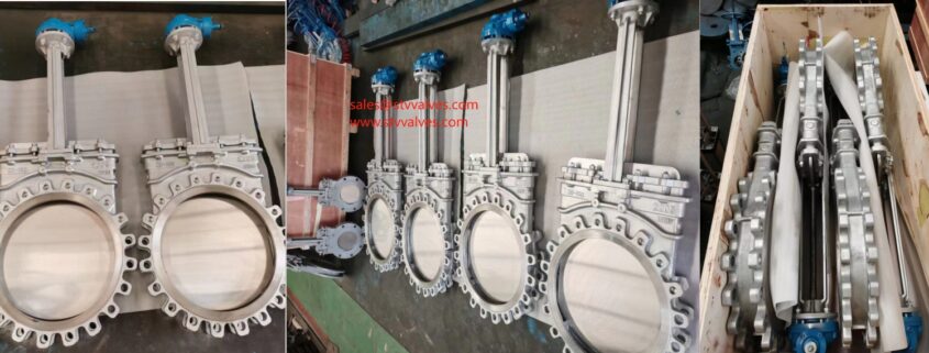 2205 wafer knife gate valve