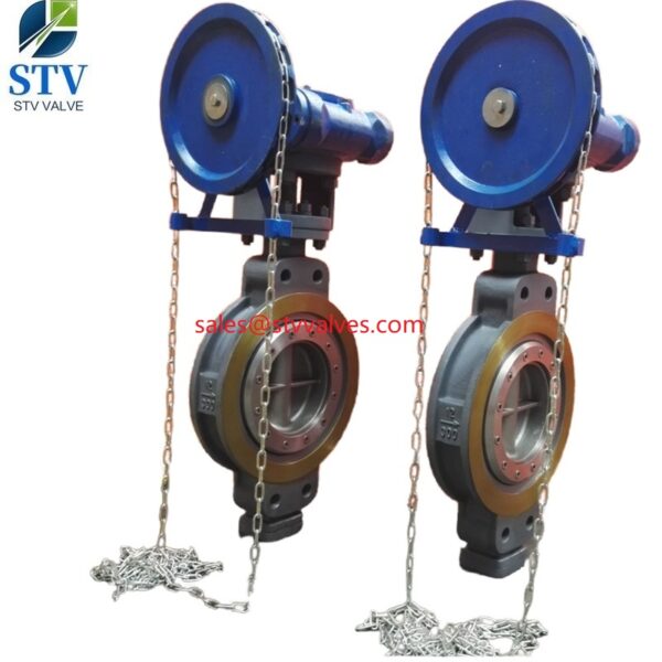 China Chain Operator Butterfly Valve