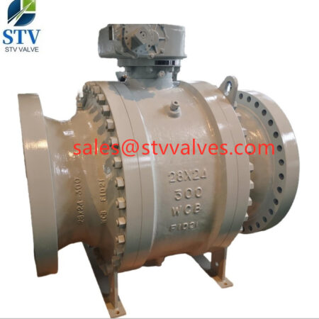 China 28 Inch Trunnion Mounted Ball Valve Manufacture