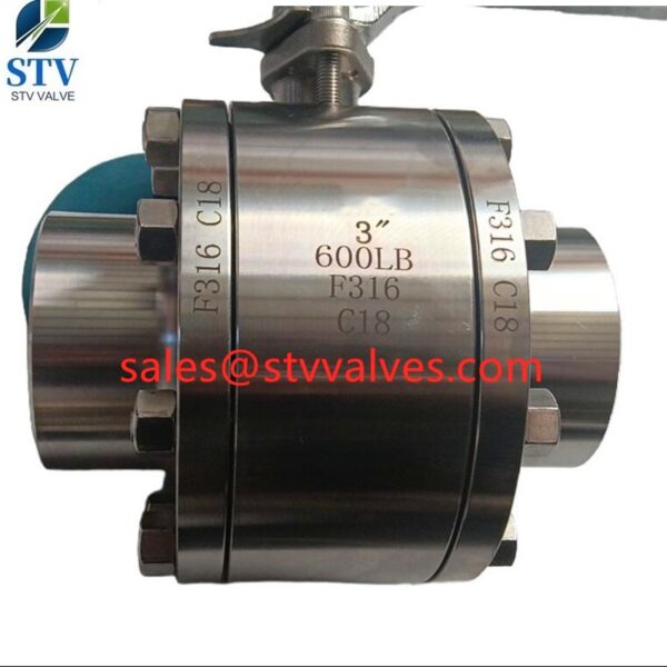 China 3PC Forged Steel Ball Valve