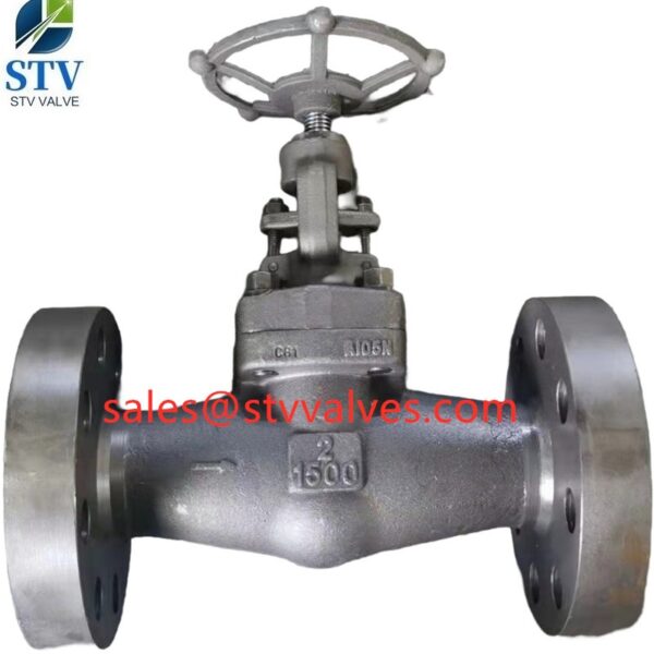 China 1500LB Integral Flanged Globe Valve