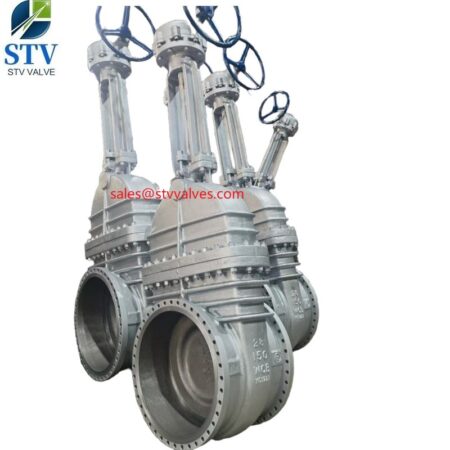 China Class150 28 inch Carbon Steel Flange Gate Valve