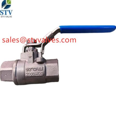 CF8M 2-PC Ball Valve 2000 WOG