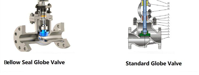 bellow seal globe valve vs globe valve