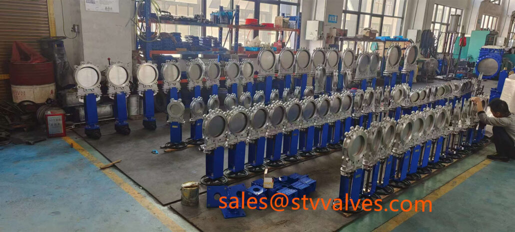 China SS wafer knife gate valve