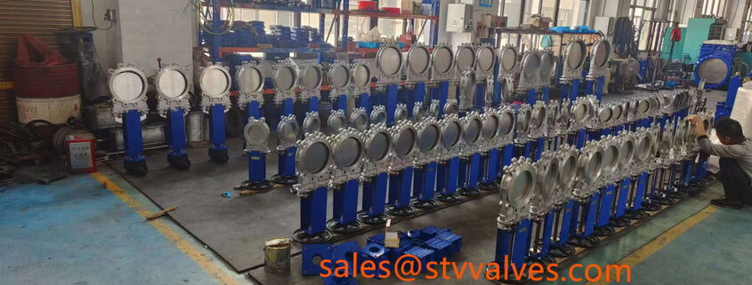 China SS wafer knife gate valve