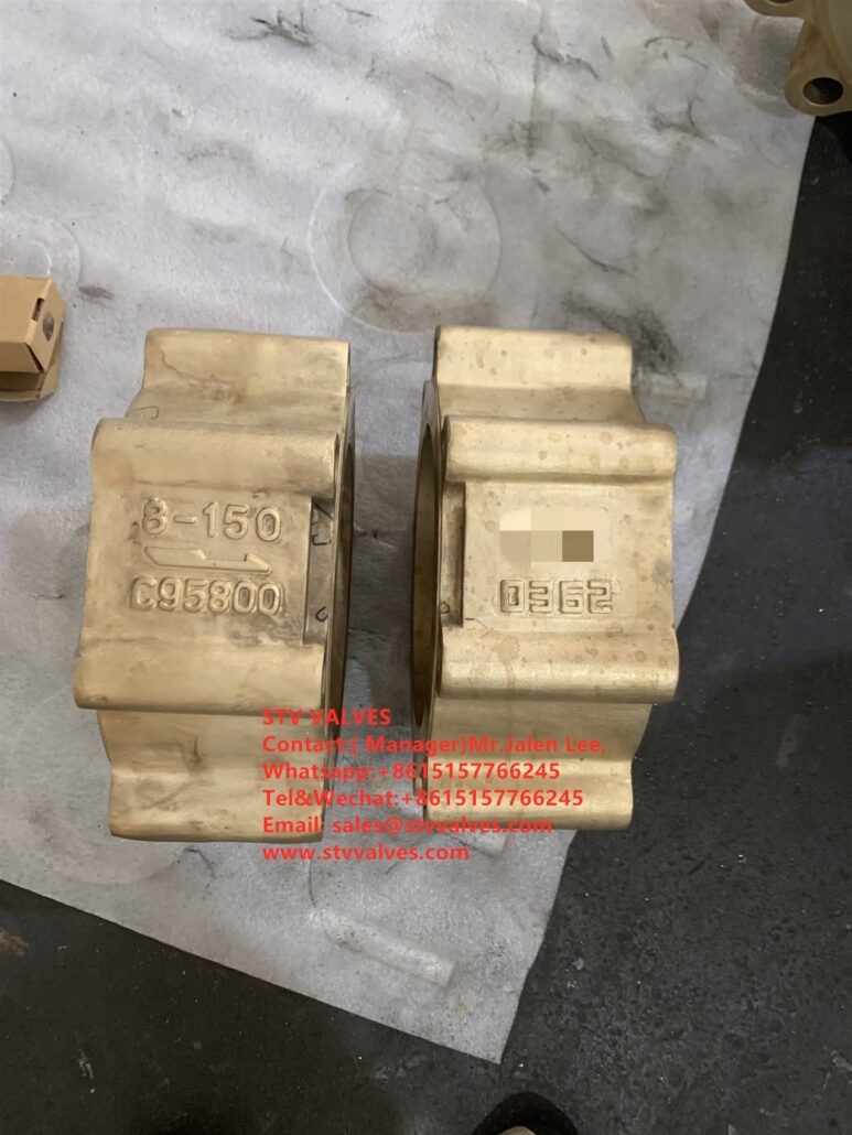 c95800 Dual Plate Wafer Check Valve